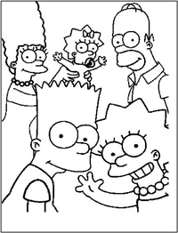 Simpsons Ausmalbilder