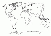 Kontinente Ausmalbilder